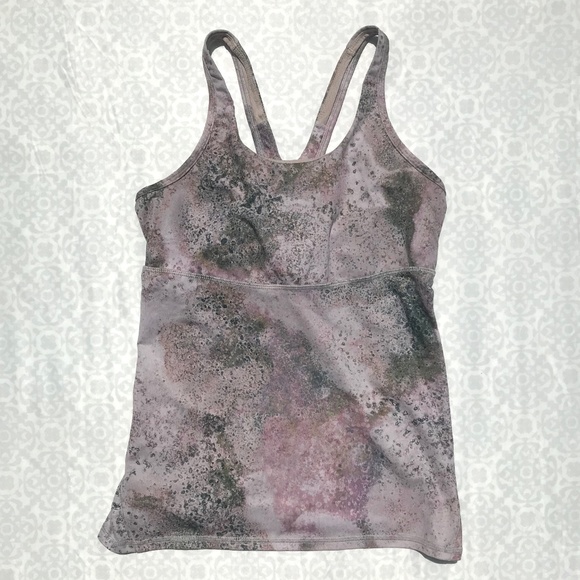 lululemon athletica Tops - Lululemon Racerback Tank Top Size 8 Mesh Back